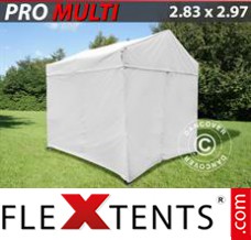 Flex tenda FleXtents Multi 2,83x2,97m Branco, incl. 4 paredes laterais