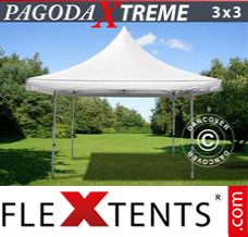 Flex tenda FleXtents Pagoda Xtreme 3x3m / (4x4m) Branco