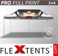 Flex tenda FleXtents PRO com impressão digital total, 3x6m