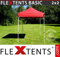 Flex tenda FleXtents Basic, 2x2m Vermelho