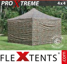 Flex tenda FleXtents Xtreme 4x4m Camuflagem/Militar, incl. 4 paredes...