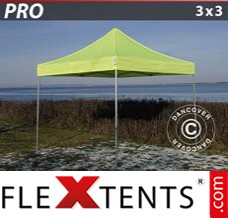 Flex tenda FleXtents PRO 3x3m Amarelo néon/verde