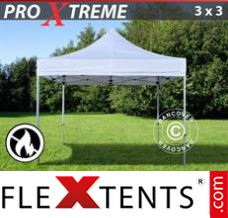 Flex tenda FleXtents Xtreme 3x3m Branco, Retardador de chamas