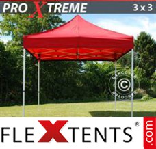 Flex tenda FleXtents Xtreme 3x3m Vermelho