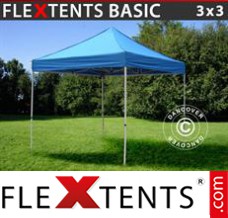 Flex tenda FleXtents Basic, 3x3m Azul