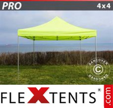 Flex tenda FleXtents PRO 4x4m Amarelo néon/verde